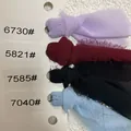 Frayed edge chiffon ribbon color swatches for wedding bouquet ties and DIY handmade crafts - Chiffon Ribbon (6730)