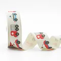 Hochwertiges 25 mm Baumwollband mit bunten Cartoon-LKW- und Autodrucken für Geschenke - Auto-Muster * 25MM