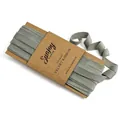 Premium sage green 1cm single-sided velvet ribbon for DIY crafts and gift wrapping - Flocked Ribbon (4660#) / 1cm x 5 Yards / Grey Green