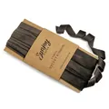 Dark gray 1cm single-sided velvet ribbon for DIY craft and gift wrapping projects - Flocked Ribbon (6375#) / 1cm x 5 Yards / Dark Gray