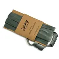 1cm wide sage green velvet ribbon for DIY crafts and elegant gift wrapping decoration - Flocked Ribbon (3248#) / 1cm x 5 Yards / Light Grey Green
