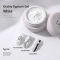 Gel di gesso per scultura 3D bianco per nail art, barattolo da 5g con effetto - Gel di Gesso / 5g / Bianco