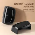Portable mini 12W LED nail lamp in glossy black finish for quick drying manicures - K5 / Black