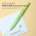 Fluorescent green acrylic marker pen for professional DIY nail art and graffiti designs - Fluorescent Green