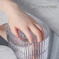 Professional transparent Japanese style acrylic nail soak bowl for manicure treatment - Transparent (N001)