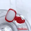 Professionele hooggepigmenteerde rode nail art gel voor French tips in kleur N.05 - Painter Nagelkunst Schildergel / NO.05 (Rood)