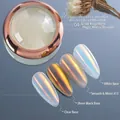 Solid moonlight magic mirror nail powder 04 providing iridescent aurora manicure effects - 04 Solid Moonlight Powder