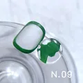 Professionele groene nail art gel zonder afvegen, kleurstaal N.09 voor nagelstudio's - Painter Nagelkunst Schildergel / NO.09 (Smaragdgroen)
