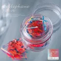 Professional iridescent laser aurora nail art cellophane fragments in clear jar, Style 14 - Japanese Laser Style 14#(zqsp0468-01)