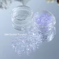 Orchid purple irregular aurora crystal gravel for professional manicure nail art decoration - 04# Orchid Purple