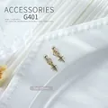 Elegant gold cross-shaped nail art charm decoration for professional sparkling manicure - Silver Cross Shape Style (g416) / 1 Piece (8*5mm)