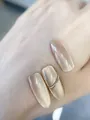 Professional coffee champagne cat eye nail polish gel with magnetic shimmer effect - 06# Coffee