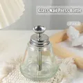 Γυάλινο μπουκάλι πίεσης νυχιών 150ml με αντλία από ανοξείδωτο χάλυβα ανθεκτικό στη διάβρωση - Κωνικό (150ml)