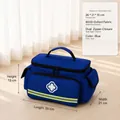 Grande borsa medica di primo soccorso blu impermeabile in Oxford 600D, misure 26x21x15cm - Blu zaffiro