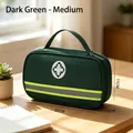Borsa pronto soccorso portatile verde scuro taglia media con dimensioni 22x11x3cm - Taglia S / Verde scuro