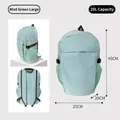 Mint green large capacity 20L travel backpack, outdoor sports hiking bag 45x25x20cm - Large (20L) / Mint Green