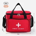 Grande borsa di pronto soccorso rossa con tracolla e croce medica bianca, 30cm - Taglia L / Rosso