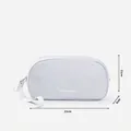 Bolsa de viaje pequeña gris para accesorios digitales multifuncional 21x11x5cm - S / Gris