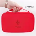 Grande kit di pronto soccorso rosso portatile borsa medica 24x14x8cm - Taglia Grande (YB-5236) / Rosso