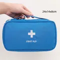 Grande borsa blu portatile di pronto soccorso per viaggi e auto, misura 24x14x8cm - Taglia Grande (YB-5236) / Celeste