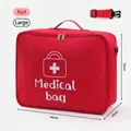 Grande borsa medica di primo soccorso rossa multifunzione con tracolla 125cm - 40x30x15cm / Grande Rosso