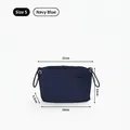 Organisateur de sac en nylon bleu marine pour mini sacs, taille S avec dimensions précises - S / Bleu marine