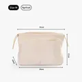 Organiseur de sac en nylon beige pour mini cabas avec compartiments, taille M - M / Abricot