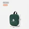 Petite trousse de premiers secours vert pin, 13x17x5,5 cm, rangement portable pour médicaments - S / Vert Sapin