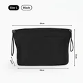 Organisateur de sac multifonctionnel noir taille L avec marquages de dimensions - L / Noir