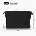 Organisateur de sac intérieur noir multifonction taille XL avec dimensions détaillées - XL / Noir