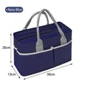 Marineblauer isolierter Lunchbeutel für Camping, Maße 30x13x20cm - Marineblau