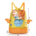Gelber wasserdichter Cartoon-Schwimmrucksack für Kinder mit Maßen - Gelber Prinz / L