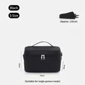 Schwarze Isoliertasche Größe S mit 135 cm Schultergurt und 25 x 15 x 15 cm Maßen - Größe S / Schwarz