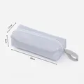 Portable blue-gray hair dryer storage bag featuring a durable zipper and side handle - Hair Dryer Model / 30cm x 13cm x 8cm / Blue
