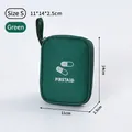 Piccola borsa verde portatile per pronto soccorso in tessuto Oxford per casa e viaggi - Taglia S / 1 Pezzo/Confezione / Verde