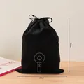 Tragbarer schwarzer Samt-Aufbewahrungsbeutel für Haartrockner und Styling-Tools, 33x25cm groß - Aufbewahrungstasche (2707) / Schwarz