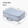 Large capacity haze blue travel compression storage bag for clothes size L 41x31cm - L / Haze Blue