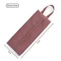 Rose pink portable waterproof travel storage bag for underwear and socks - Rose Red