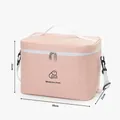 Große rosa tragbare Medikamenten-Aufbewahrungstasche mit verstellbarem Schultergurt - L / Rosa