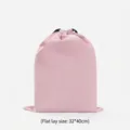 Pink waterproof travel drawstring storage bag in Medium size, flat dimensions 32x40cm - Size M (32*40cm) / Pink