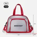 Large red waterproof dry-wet separation gym bag for swimming, fitness and travel use - L / Red