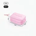 Pink travel compression packing cube size S for luggage organization and waterproof storage - S / Pink