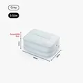 Compact grey compression travel storage bag size S featuring expandable 9cm height design - S / Gray
