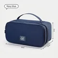 Grote marineblauwe reisorganizer tas voor bh's, ondergoed en sokken opbergtas - Geüpgradede Stijl / 30x17x15cm / Marineblauw