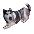 Realistic Siberian Husky printed plush pillow soft stuffed dog doll for home decor or gift - Realistic Husky Pillow / 40CM