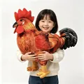 Realistic rooster plush toy pillow for kids home decoration and soft animal cushion - Realistic Rooster / M