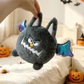 Peluche murciélago redondo suave con alas iridiscentes para decoración Halloween y regalo - Murciélago / 18cm