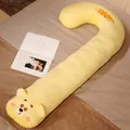 Coussin de corps ours jaune courbé pour les dormeurs latéraux et la grossesse - 80cm / Ours Jaune