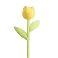 Morbido fiore di peluche a forma di tulipano giallo per decorazione ufficio casa - Tulipano Giallo Scuro