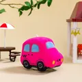 Cute magenta cartoon car plush toy for kids comfort and play - Pink Off-road Car / 11cm